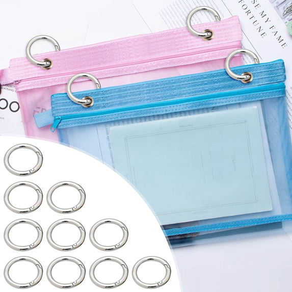 ChicYu 10PCSRound Metal Snap Buttons Durable Rust-Proof Sewing Fasteners Multi-Size Metal Snaps for Clothing Bags Hats DIY Art Projects