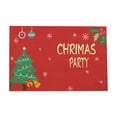 thumbnail image 1 of ChicYu 15.7x23.6 Inch Christmas Floor Mat Holiday Decor Entryway Bedroom Living Room Fine Edge Durable Dirt Proof Floor Mat, 1 of 5