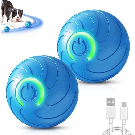 ChicYu 2-Pack Electric Gravity Ball Toy Interactive Floating with LED Lights USB Rechargeable Flying Ball Toy for Adults Indoor Outdoor Games