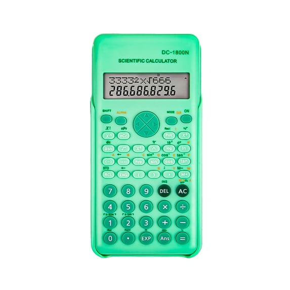 ChicYu 240-Function Scientific Calculator,Double-Line Engineering Calculator for Algebra,Trigonometry,AP Exams Compliance Scientific Calculators Green