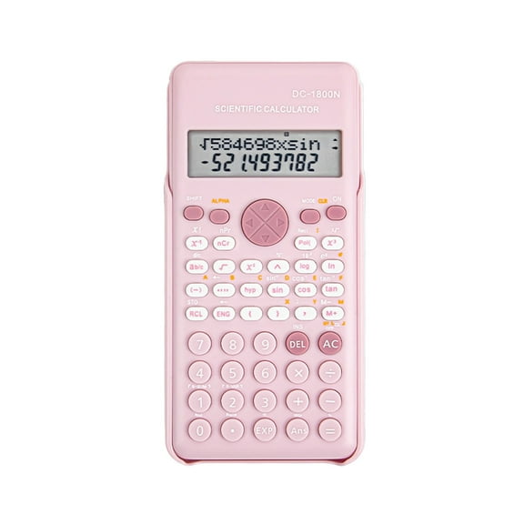 ChicYu 240-Function Scientific Calculator,Double-Line Engineering Calculator for Algebra,Trigonometry,AP Exams Compliance Scientific Calculators Pink