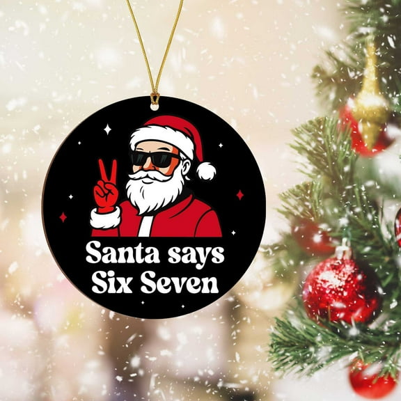 ChicYu 3.15in Christmas Hanging Tags Festive Holiday Decor Snowman Santa Patterns for Christmas Tree Gift Bags Party Favor Labeling