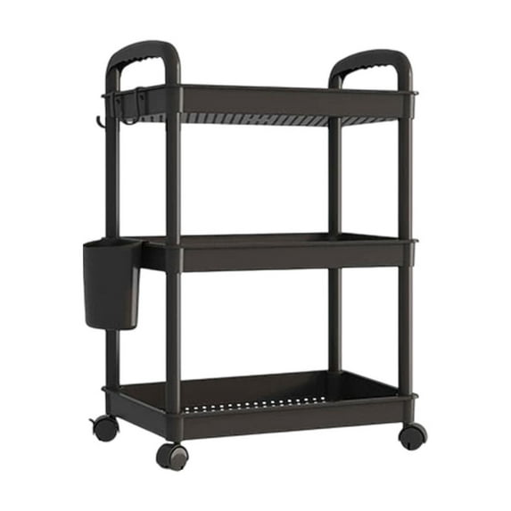 ChicYu 3 Tier Kitchen Shelf Multi layer Pot Storage Rack Home Floor Standing Storage Shelf Kitchen and Bathroom Organizer Simples Storage Rack Space Saving Design