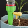 thumbnail image 1 of ChicYu 5pcs Self Watering Watering Utensil Adjustable Automatic Drip Irrigation Devices Adjustable Drip Speed for Indoor Outdoor Garden with Bottles, 1 of 6