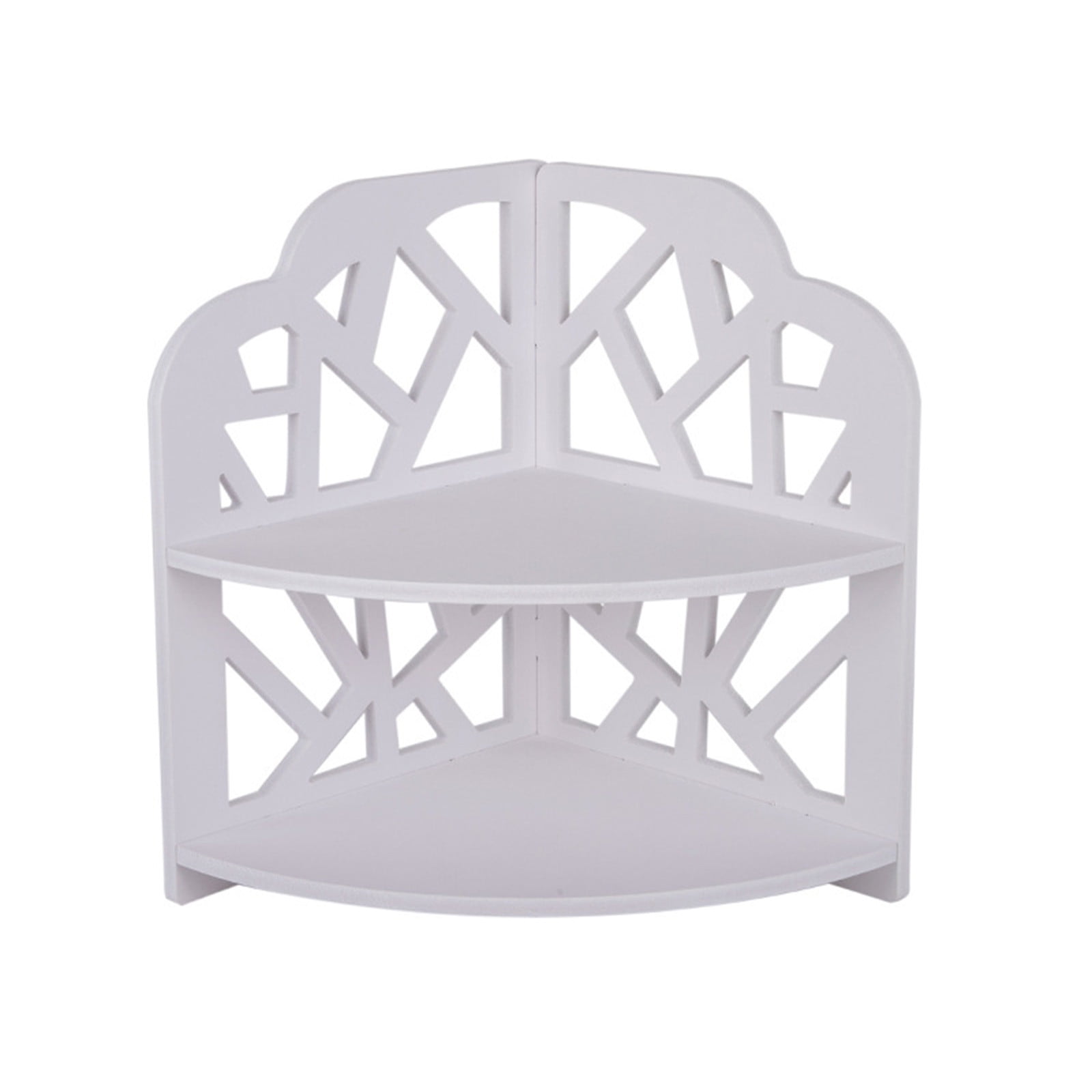 ChicYu Adhesive Bathroom Triangles Storage Shelf,No-Drill Wall-Mounted ...