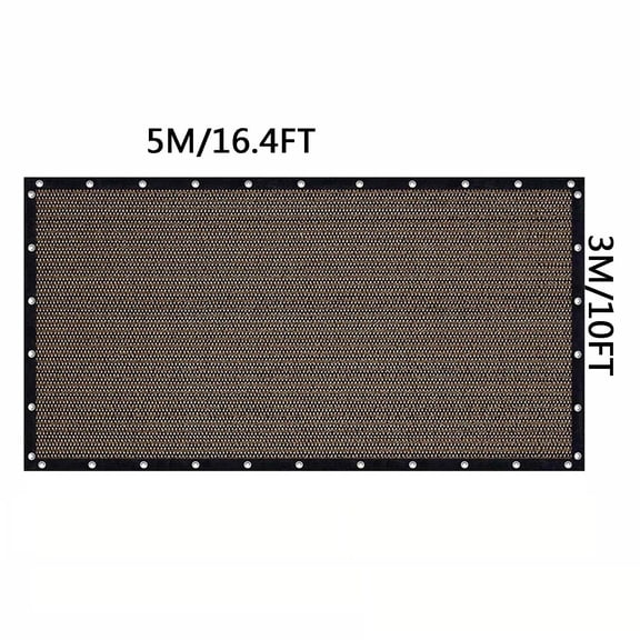 ChicYu Balcony Privacy Screen Shade Cloth Outdoor Sun Shade UV Block Heat Insulation Patio Fence Grommets Rope Garden Mesh Malla de Sombra