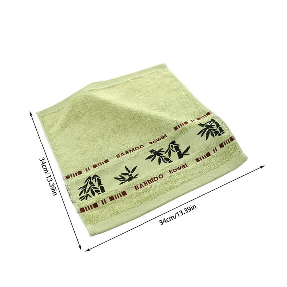 ChicYu Bamboos Fiber Face Towel Square Bath Kitchen Toweling Absorbent Cloth for Sensitive Skin Care Dish Drying Routine