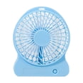 thumbnail image 1 of ChicYu Bedside USB Desk Fan with Night Mode,3 Speed Quiet Table Fan,Portable Air Circulator for Office Bedroom Dorm with 45° Tilt Adjustment Blue, 1 of 5