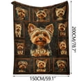 thumbnail image 1 of ChicYu Blanket Soft Warm Flannel Blanket Designed for Small Dogs Protects Dogs from Cold in Winter Suitable for Dog Beds Sofas or Travel​, 1 of 3