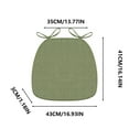 thumbnail image 1 of ChicYu Breathable Linen Seat Cushion Summer Dining Chair Pad Sponge Core Comfortable Support Kitchen Furniture Upgrade Home Decor Necessary, 1 of 2