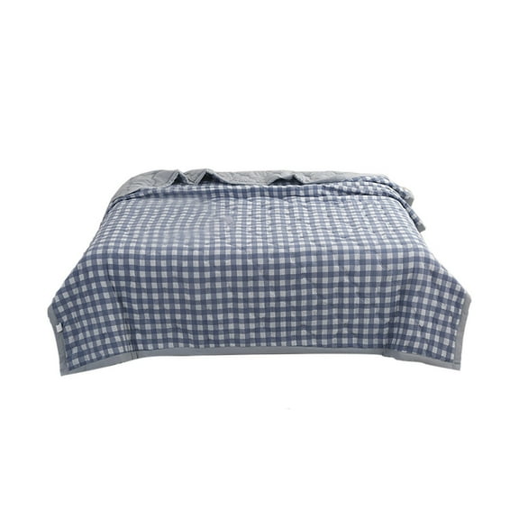 ChicYu Breathable Washed Cotton Summer Quilt Twin Size,Coolings Air Conditioning Bedding for Hot Sleepers,Lightweight Thin Quilt Core with Durable, Machine Washable