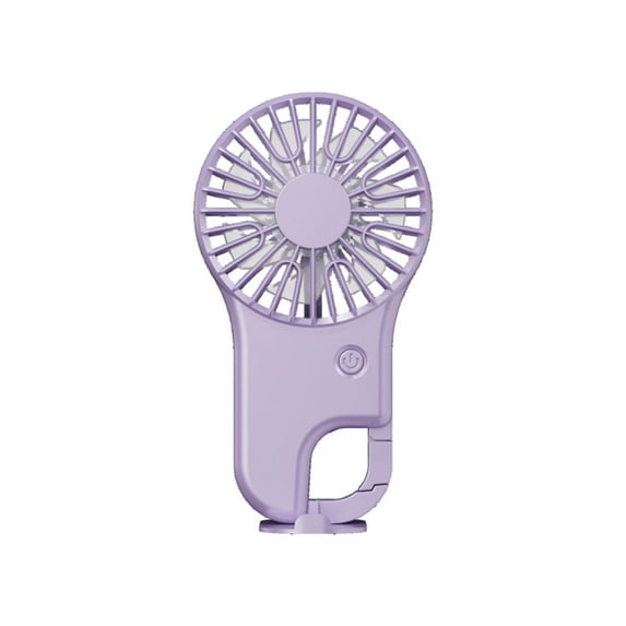 ChicYu Carabiner Clip Handheld Mini Fan USB Rechargeable Outdoor Portable Fan Hiking Camping Pocket Cool Device Small Powerful for Desk Table Home Office