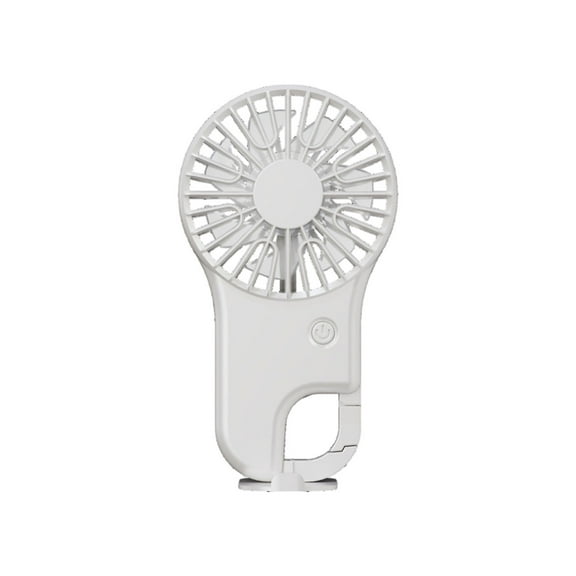 ChicYu Carabiner Clip Handheld Mini Fan USB Rechargeable Outdoor Portable Fan Hiking Camping Pocket Cool Device Small Powerful for Desk Table Home Office