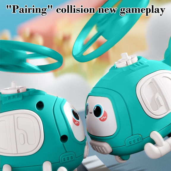 ChicYu Catapult Flying Toy Inertial Slide Collision Car Outdoor Kids' Crash Helicopter Toy Suitable for Outdoor Play Enhances Hand-Eye Coordination and Active