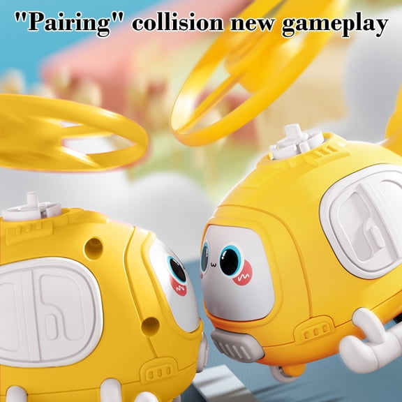 ChicYu Catapult Flying Toy Inertial Slide Collision Car Outdoor Kids' Crash Helicopter Toy Suitable for Outdoor Play Enhances Hand-Eye Coordination and Active