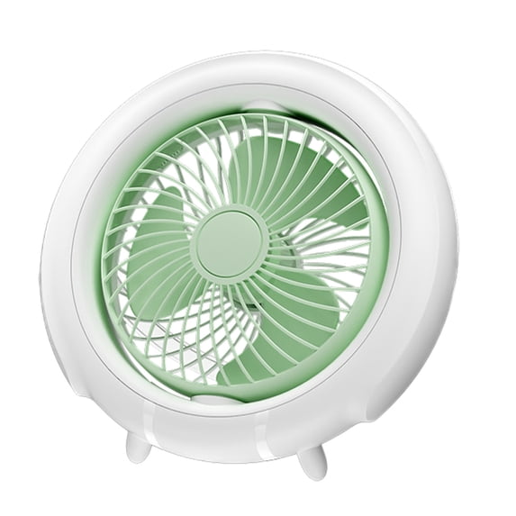ChicYu Ceiling Lighting Fan Low Profile Enclosed Design Double Purpose Environment Control System USB Rechargeable Device