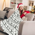 thumbnail image 1 of ChicYu Christmas Blanket Flannel Blanket Bow-Knit Warm Blanket Festive Design for Holiday Decor, Couch and Winter Warmth, 1 of 7
