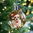 thumbnail image 1 of ChicYu Christmas Puppy Snow Globe Festive Design Exquisite Snow Effect for Tabletop Mantel Home Holiday Decor Gift Christmas Dog Snow Ornaments, 1 of 6