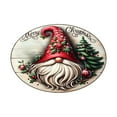 thumbnail image 1 of ChicYu Christmas Themed Living Room Small Carpet Round Floor Mat 15.75in Festive Christmas Patterns Rubber Backing Suitable for Living Room Coffee Table, 1 of 5
