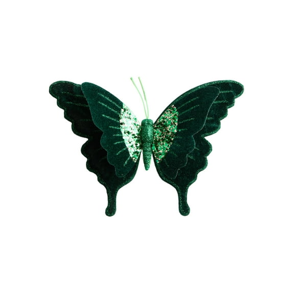 ChicYu Christmas Tree Butterflies Ornaments Colorful Butterflies Easy to Hang On Christmas Tree Also Fits Wreath or Gift Wrapping