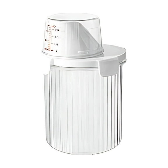 ChicYu Airtight Grain Storage Container-Insect-Proof Rice Bucket with Measuring Cup, Flour/Starch/Cereal Pantry Organizer with Locking Lid