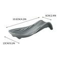 thumbnail image 1 of ChicYu Non-Slip Utensil Holders Tray Heat-proof Silicone Mat for Spatulas/Spoons/Ladles, Countertop Organizer with Drainage Grooves, 1 of 2