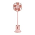 thumbnail image 1 of ChicYu Clip On Mobile Power Desktop Fan Student Dormitory Stroller Attachment Versatile Portable Cool Device USB Rechargeable Multi Application Airflow System, 1 of 5