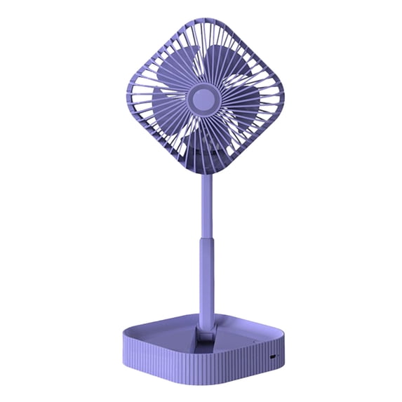 ChicYu Convertible Pedestal Fan Foldaway Standing Design Telescopic Height Adjustment Wireless 1200Mah Rechargeable Battery Remote Control Three Speed Quiet Fan