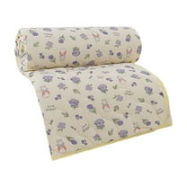 ChicYu Cool Air Conditioning Quilt Queen Size,Summer Lightweight Bedding for Hot Sleepers, Breathable Ice Silk Quilt Core,Double-Sided Design,Machine Washable Thin Quilt for Adults Couples