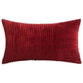 thumbnail image 1 of ChicYu Soft Corduroy Decorative Pillow Cover 11.8×19.7in Insert Included Ideal for Sofa Bed Chair Car Home Decoration(No Pillow), 1 of 1