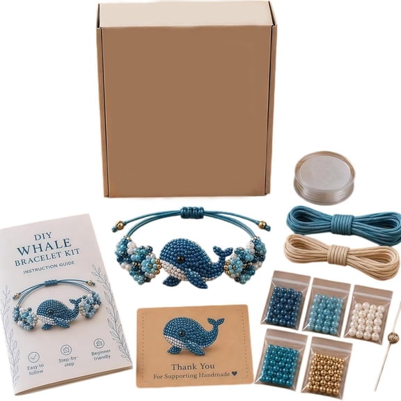 ChicYu DIY Beaded Animal Bracelet Making Kit 3D, Highland Cow Horse Whale Turtle Hedgehog Dog Rabbit Bead Craft Set, Handmade Jewelry Gift for Kids Adults, Pulsera Cuentas Animales Kit