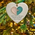 thumbnail image 1 of ChicYu Decor Friendship Ornaments-Sea Glass Art for Pendant for Christmas Tree Hanging Ornaments Handmade Art Pendant Ornament for Christmas Tree Hanging Decor, 1 of 6