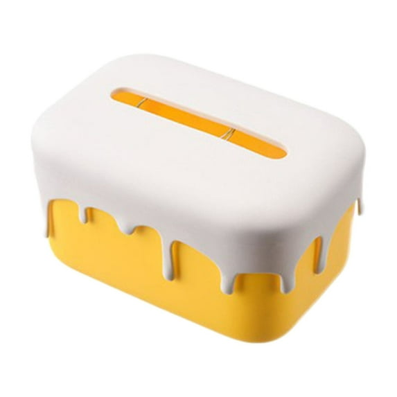 ChicYu Desktop Tissue Box Living Room Office Storage Tissue Holders for Storing Tissues in Home Living Room Office Car Decoration