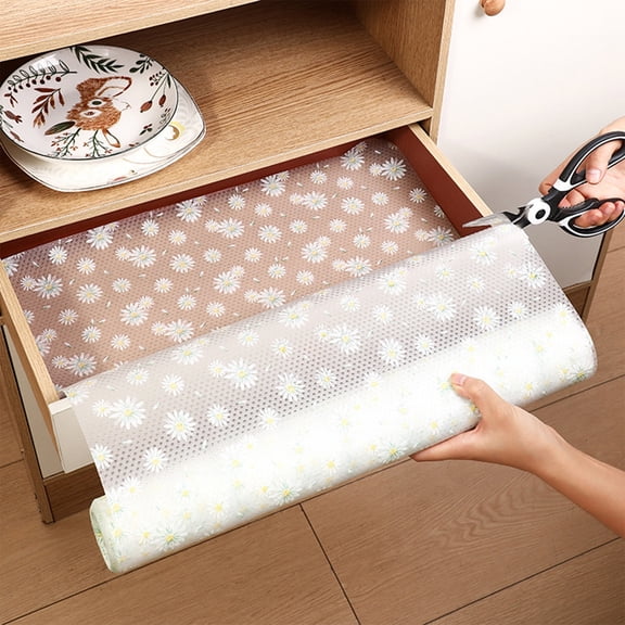 ChicYu EVA Cuttable Cabinet Mat Water Oil Proof Durable Flexible Cuttable Cabinets Drawers Refrigerators Protects Surfaces Ideal for Home Kitchen Organization​