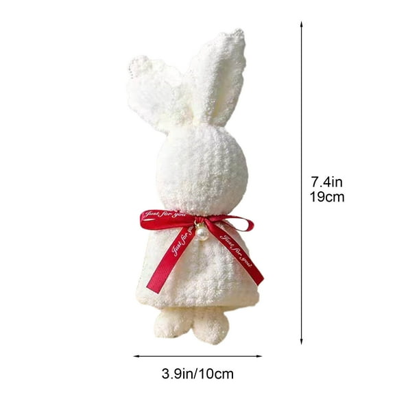 ChicYu Embroidery Warp Knit Towel Set Return Gift Toweling Pineapple Texture Absorbent Guest Face Towels for Bridal Shower Baby Gift Baskets