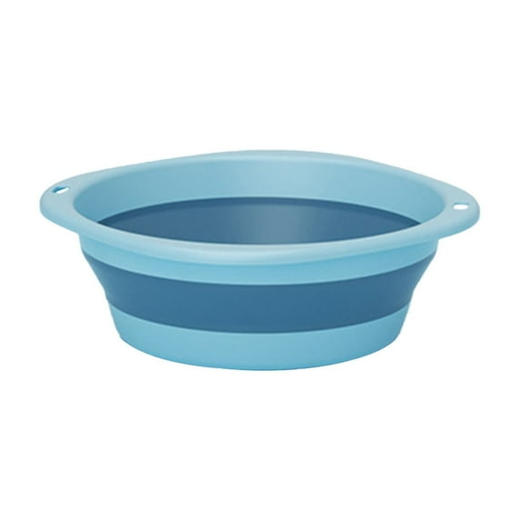 ChicYu Foldable Washing Basin Kitchen Dishwashing Tub Portable Camping Barbecue Prep Bucket Laundry Cleaning Basin Foot Bath Tub Space Saving