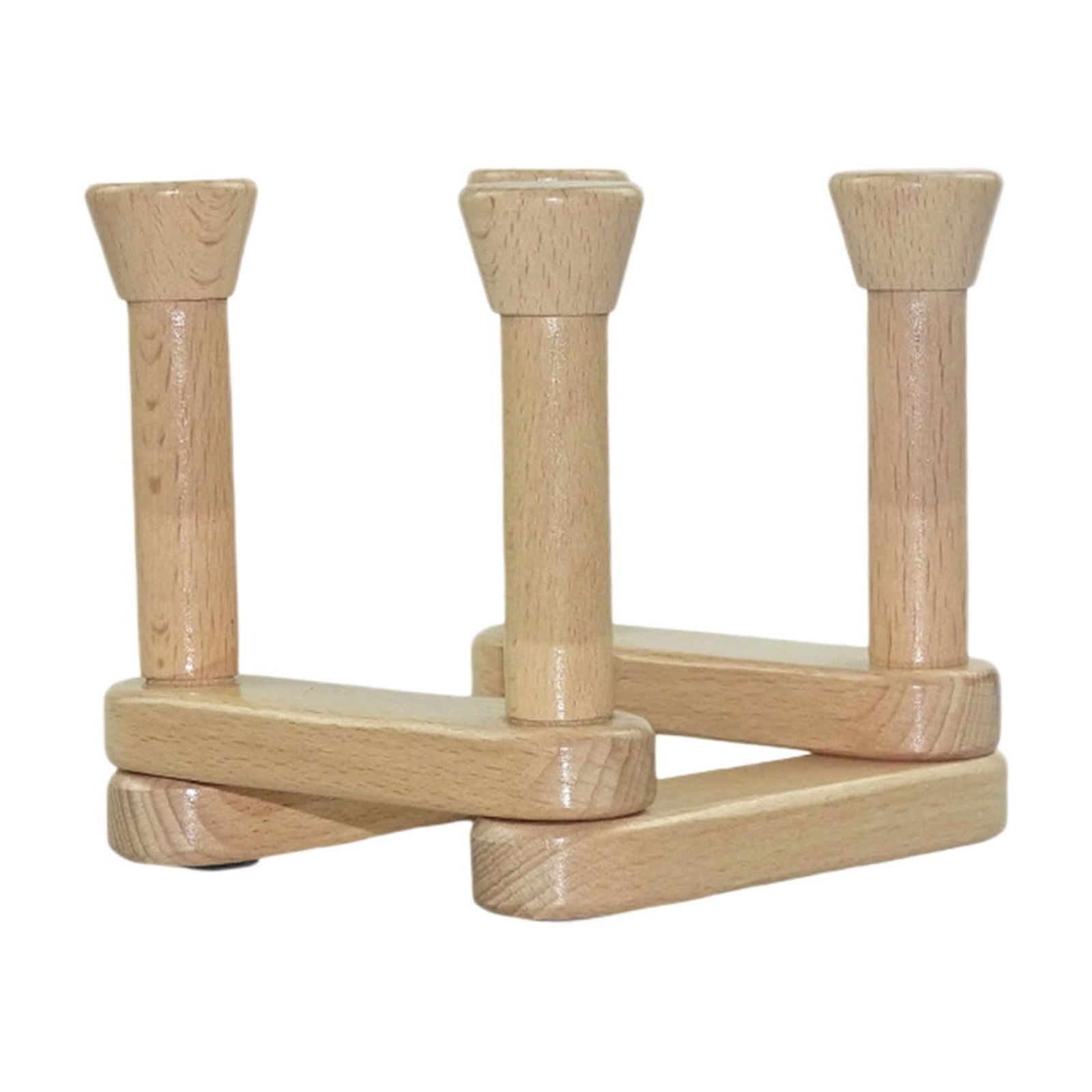 ChicYu Foldable Wooden Drying Rack,Expandable Cup Glass Drainer for ...