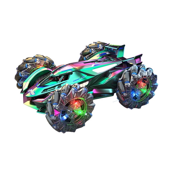 ChicYu Four Wheel Drive Stunt Remote Control Vehicle Off-Road Climbing Light 2.4g Children's Electric Toy Car Electrical Toy Vehicle for Kids Multicolor