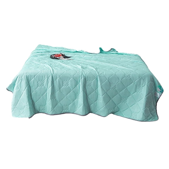 ChicYu Full Size Ice Silk Summer Quilt, Air Conditioning Bedding for Guest Rooms,Quilt Core with Durable