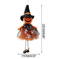 ChicYu Halloween Gauze Dress Doll Ornament Versatile Spooky Themed Decoration Suitable for Tabletop,Shelf or Mantel Decor Durable Available