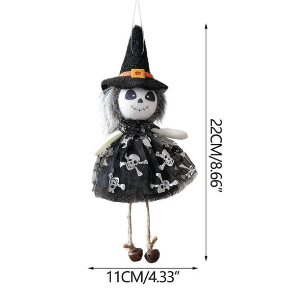 ChicYu Halloween Gauze Dress Doll Ornament Versatile Spooky Themed Decoration Suitable for Tabletop,Shelf or Mantel Decor Durable Available