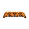 thumbnail image 1 of ChicYu Halloween Party Tablecloth Spooky Festive Table Cover Halloween Table Decor Halloween Dining Table Cloth Cute Table Cover Holiday Party Table Decoration(137x274cm), 1 of 5