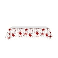 thumbnail image 1 of ChicYu Halloween Party Tablecloth Spooky Festive Table Cover Halloween Table Decor Halloween Dining Table Cloth Cute Table Cover Holiday Party Table Decoration(108x180cm), 1 of 5