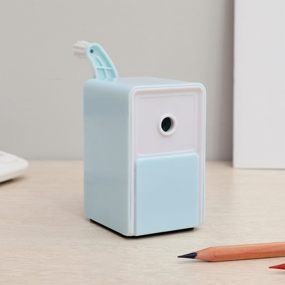 ChicYu Hand Crank Pencil Sharpener Manual Pencil Cutting Tool Portable Rotary Sharpener for Standard Colored Pencils Home Stationery