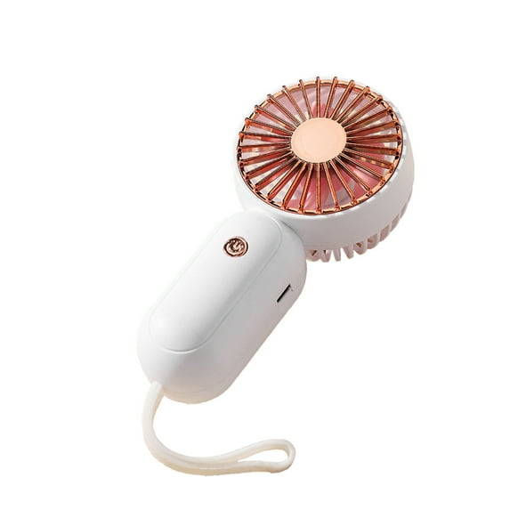 ChicYu Handheld Portable Fan,Rechargeable Mini Handheld Fan with Travel Case for Outdoor Necessity Handheld Convenient Pink
