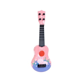 ChicYu Kids' Guitar Ukulele Toy Musical Enlightenment Instrument Playable Early Education Small Guitar Colorful Appearance Easy To Hold Boosts Musical Cognition