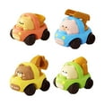 thumbnail image 1 of ChicYu Kids Press Play Educational Toy Cars 4PCS Set Interactive Press-to-Move Design Develops Fine Motor Skills for Preschoolers Colorful and Durable Easy to Operate, 1 of 5
