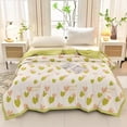 thumbnail image 1 of ChicYu Machine Washable Summer Comforter, Breathable Cooling Bed Blanket, Lightweight Printed Quilt for Bedroom Dorm Guest Room, 59"x 79", Colcha Lavable de Verano, Couverture Lavable d'Été, 1 of 6