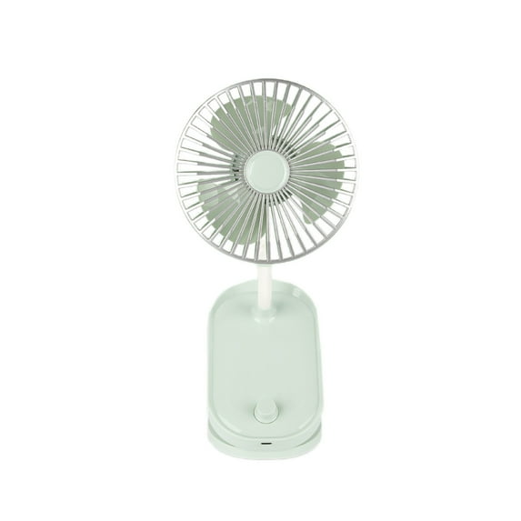ChicYu Magnetic Clip Desktop Fan Rotatable USB Air Circulator,Thin Design with Non-Slip Base for Laptop/Study Table Green