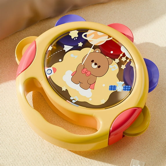 ChicYu Maraca Toy Soft Rubber Rattle Grasping Rattle For 0-6 Months Babies Educational Toy for 1-Year-Olds Lightweight Auditory and Motor Development